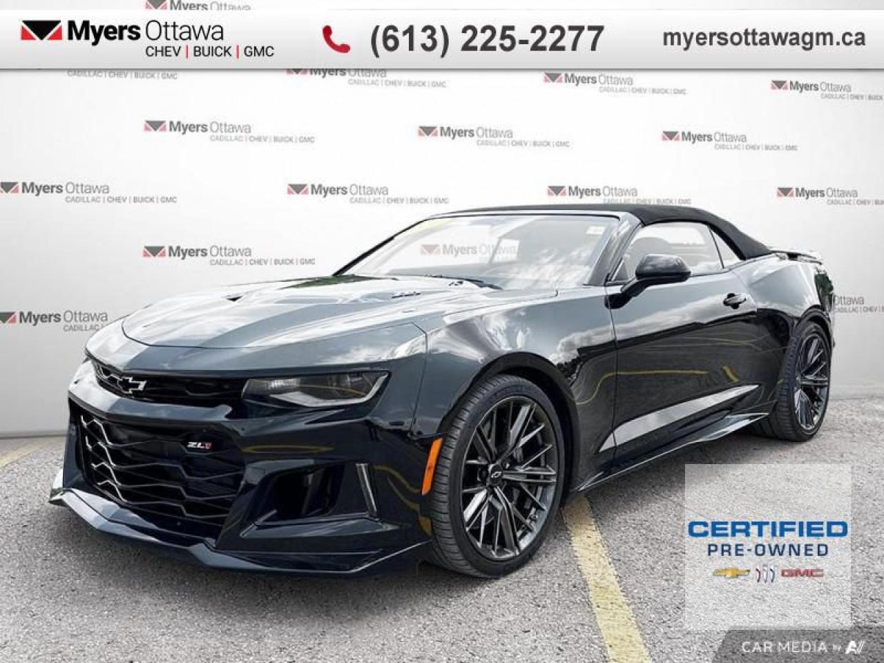 Used 2020 Chevrolet Camaro ZL1 Convertible  ZL1, CONVERTIBLE, 10 SPEED AUTO for sale in Ottawa, ON