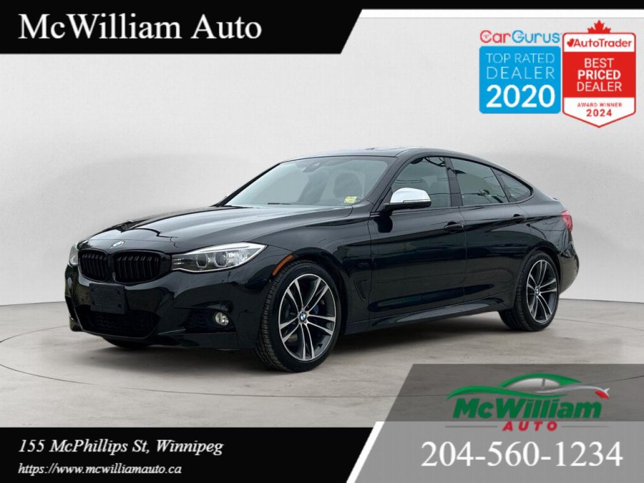 Used 2016 BMW 3 Series 335i XDrive Grand Turismo|M SPORT PKG|HEAD UP DISPLAY|PANO ROOF| for sale in Winnipeg, MB
