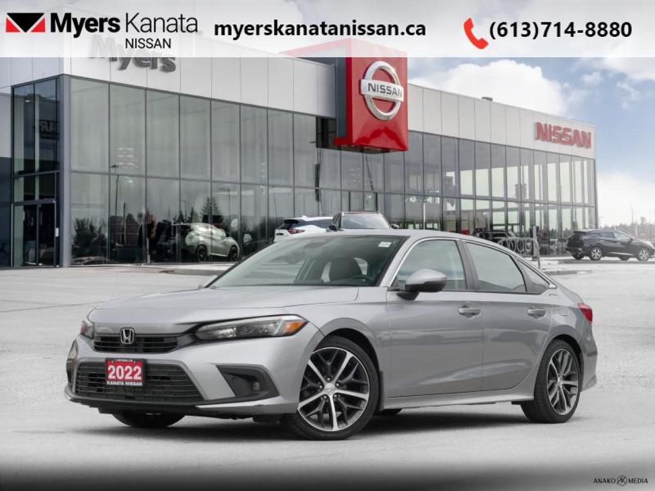 Used 2022 Honda Civic Sedan Touring  - Leather Seats for sale in Kanata, ON
