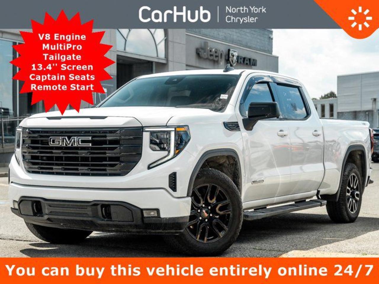 Used 2023 GMC Sierra 1500 Elevation 157'' V8 MultiPro Tailgate 13.4'' Screen Captain Seats for sale in Thornhill, ON