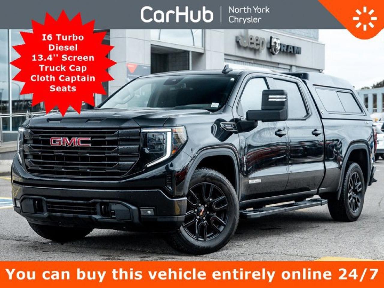 Used 2024 GMC Sierra 1500 Elevation 157'' I6 13.4'' Screen Captain Seats Bed Cap for sale in Thornhill, ON