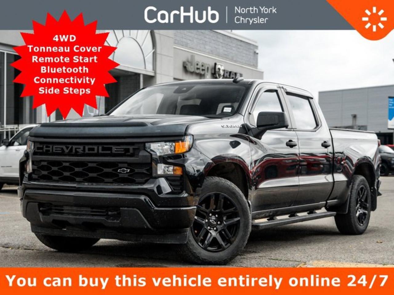 Used 2023 Chevrolet Silverado 1500 Custom 4WD 157'' Tonneau Cover Remote Start for sale in Thornhill, ON