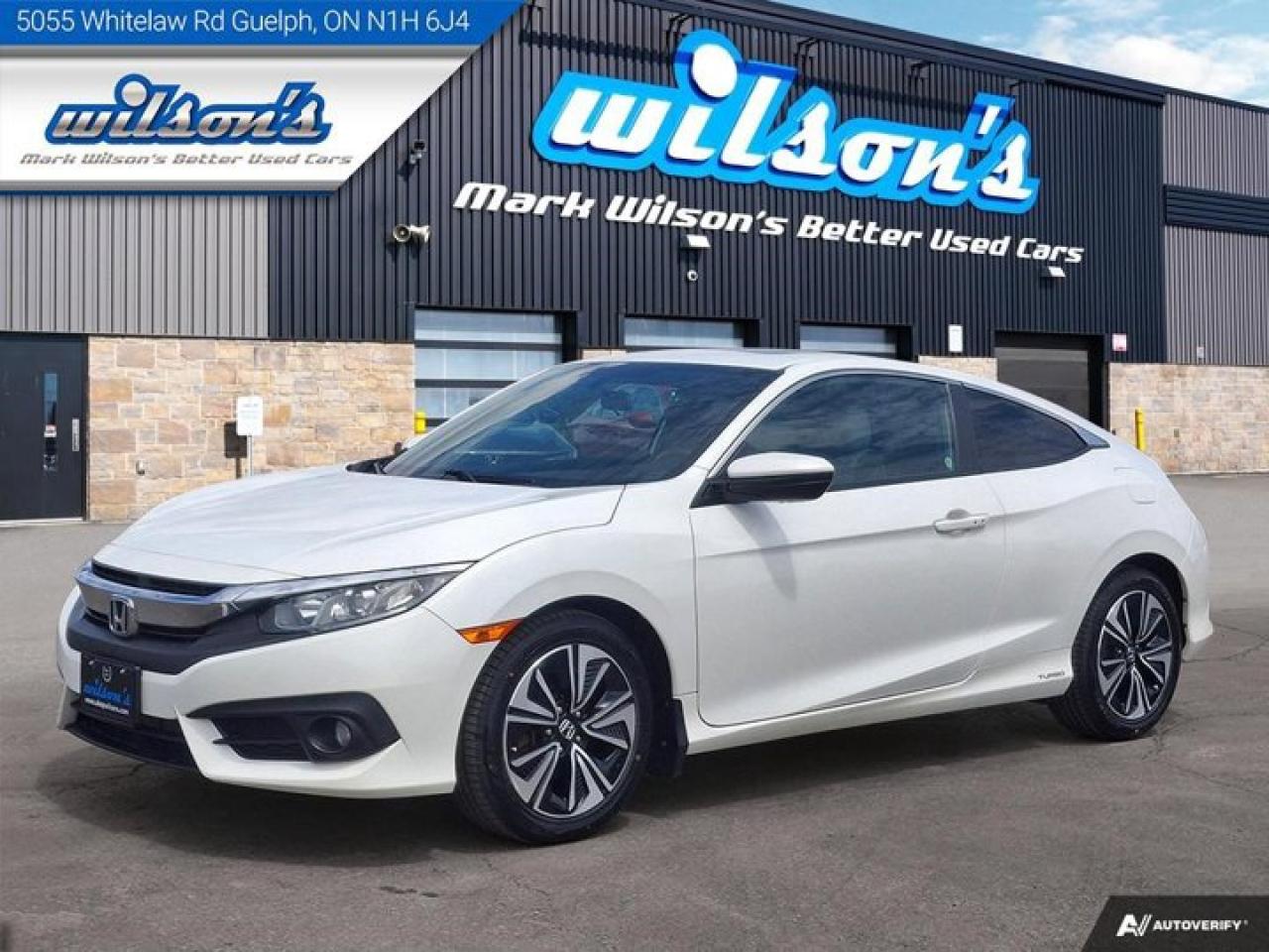 Used 2018 Honda Civic COUPE EX-T Sunroof | Apple CarPlay & Android Auto | Cruise Control | Heated Seats | New Tires | New Brakes for sale in Guelph, ON