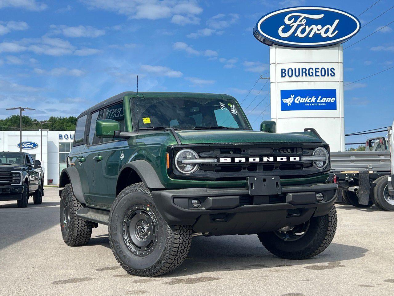 New 2025 Ford Bronco OUTER BANKS 4 DOOR 4X4 for sale in Midland, ON