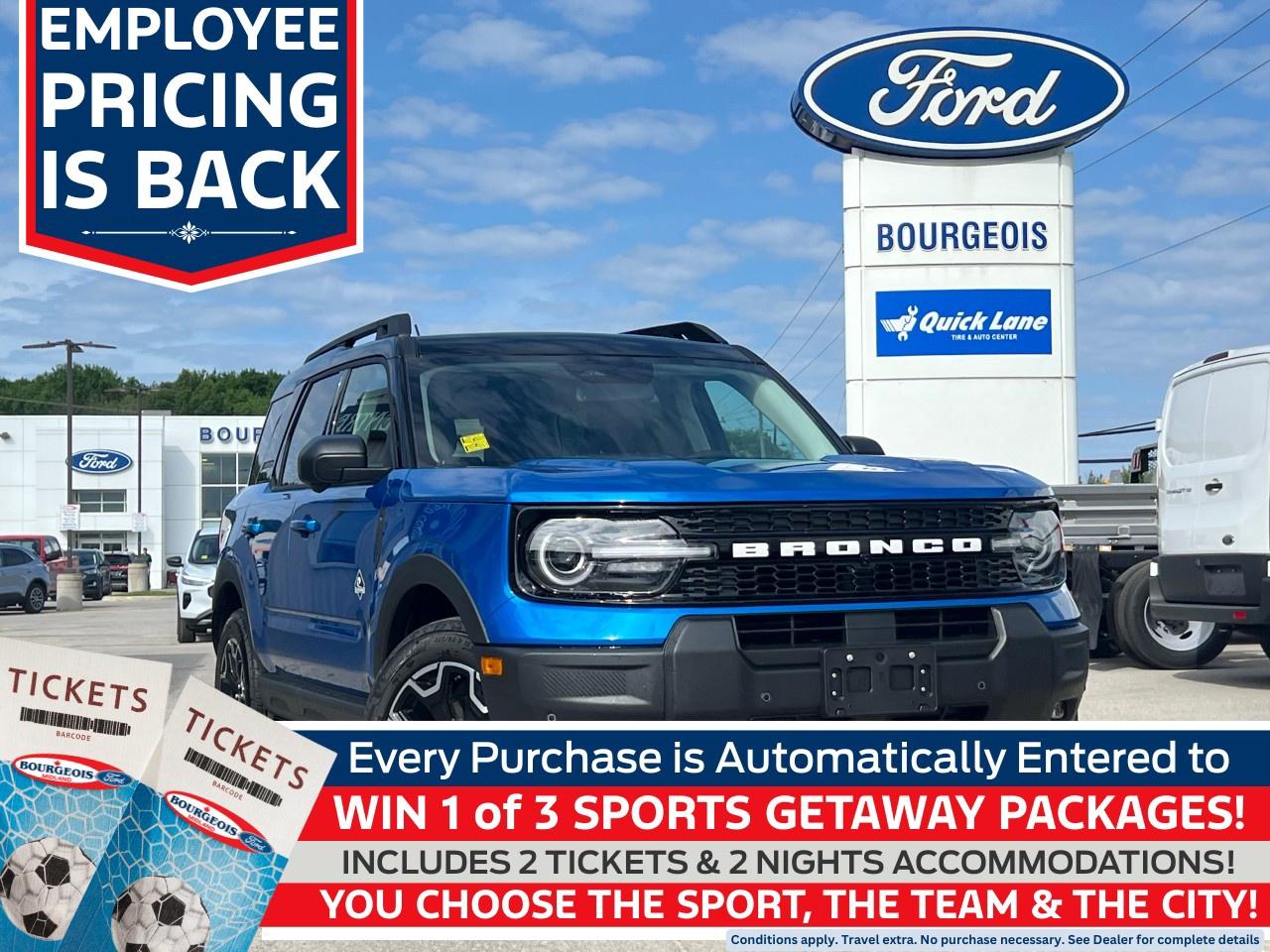 New 2025 Ford Bronco Sport Outer Banks 4X4 for sale in Midland, ON