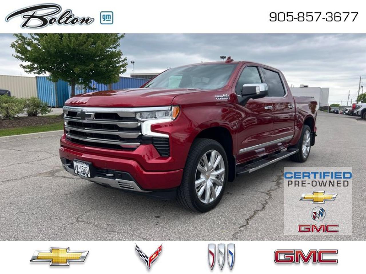 Used 2024 Chevrolet Silverado 1500 High Country CERTIFIED PRE-OWNED - FINANCE @ 4.99% for sale in Bolton, ON