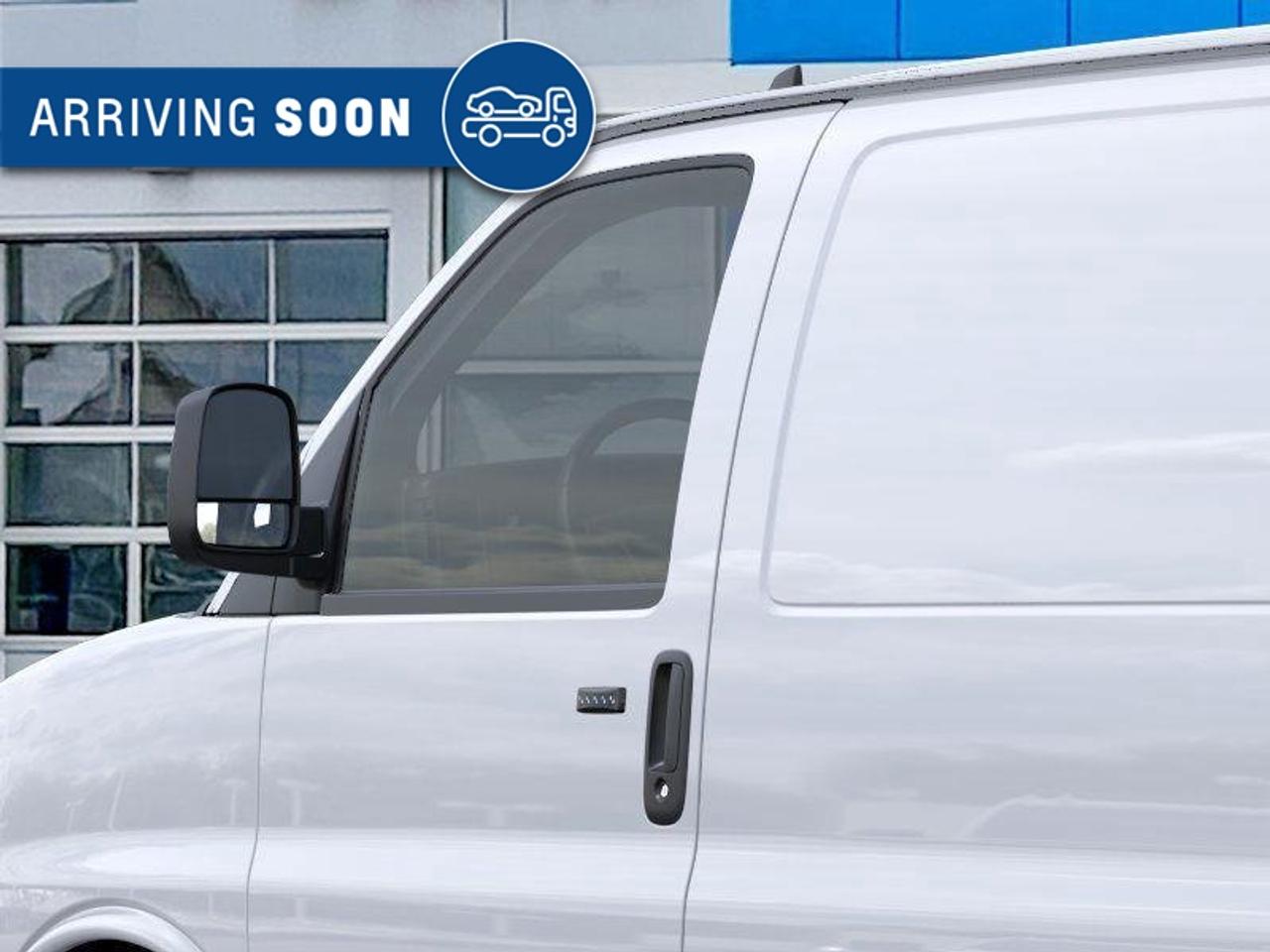 2025 GMC Savana 2500 Work Van 4.3L V6, REMOTE START/ENTRY, POWER DRIVER SEAT, AIR CONDITIONING, CRUISE CONTROL, MP3 PLAYER, BLUETOOTH, REAR VISION CAMERA Photo