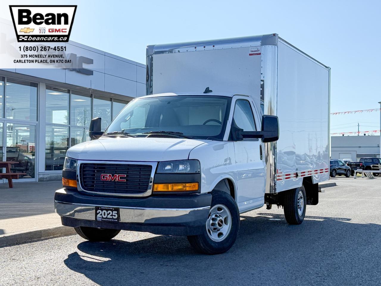 New 2025 GMC Savana Cutaway Work Van 4.3L V8 WITH REMOTE ENTRY, CRUISE CONTROL, A/C, REAR VISION CAMERA, AM/FM STEREO for sale in Carleton Place, ON