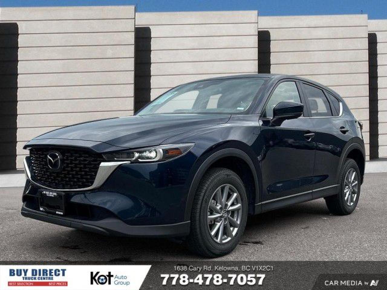 Used 2025 Mazda CX-5 GS AUTO, KEYLESS ENTRY, LEATHER HEATED SEATS, BACK UP CAMERA, BLUETOOTH, PUSH START!!! for sale in Kelowna, BC
