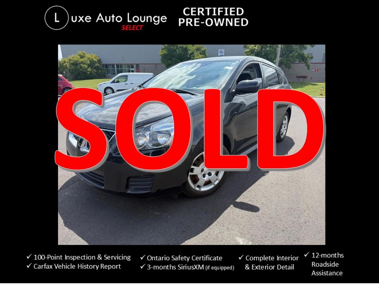 Used 2009 Pontiac Vibe LOW KM!! AUTO, A/C, POWER GROUP, KEYLESS ENTRY! for sale in Orleans, ON