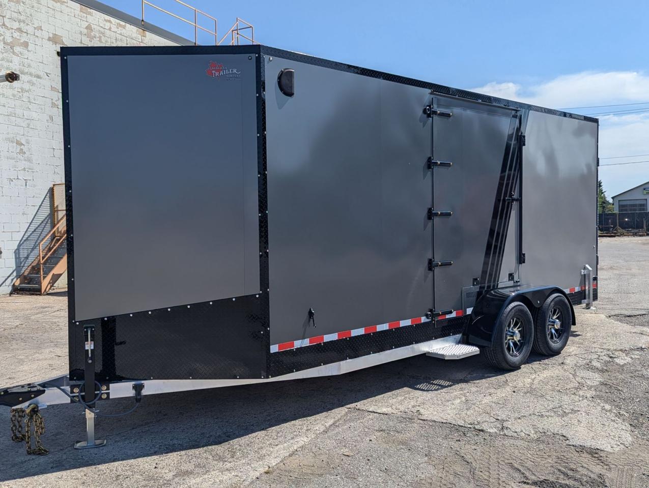 2024 Canadian Trailer Company 7x18 V-Nose Cargo Trailer Aluminum Tandem Axle