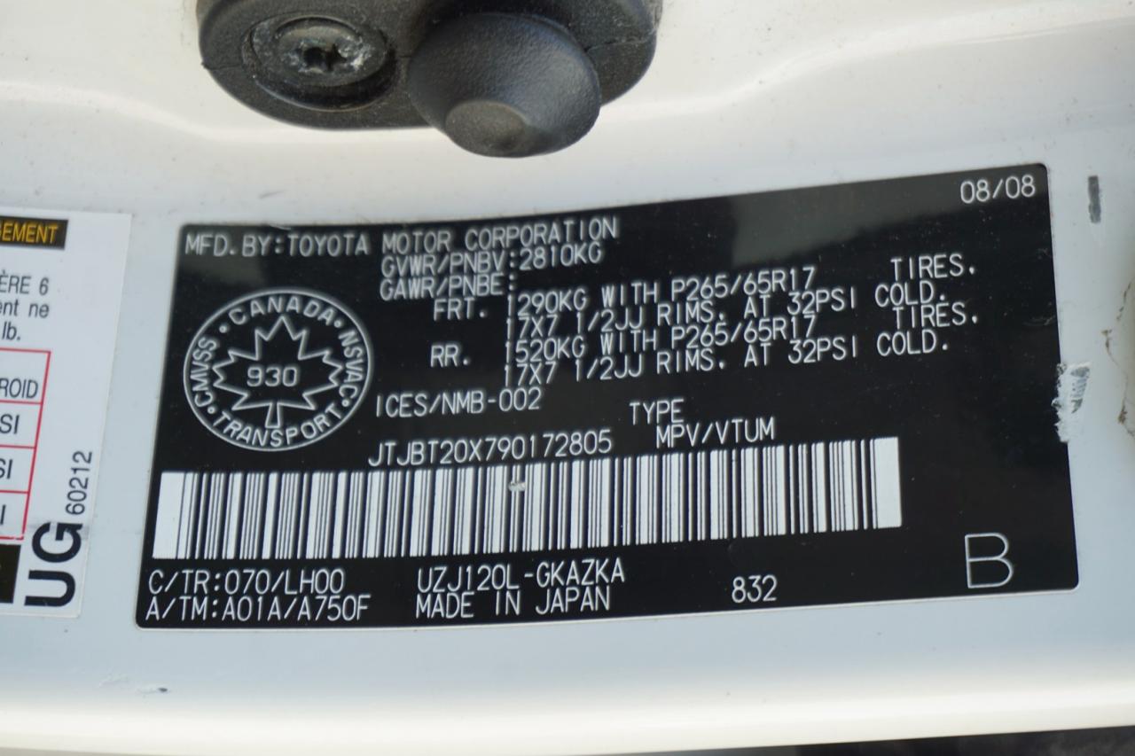 2009 Lexus GX 470 4.7L V8 SPORT AWD *ACCIDENT FREE* CAMERA DVD LEATHER HEATED SEATS SUNROOF CRUISE ALLOYS - Photo #37