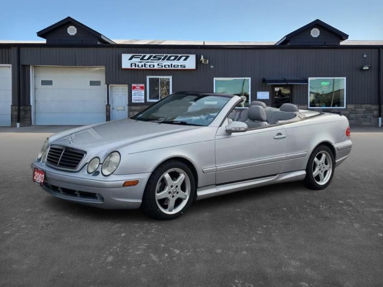 Used 2003 Mercedes-Benz CLK 4.3L-LOCAL TRADE-PWR TOP-LEATHER for sale in Tilbury, ON