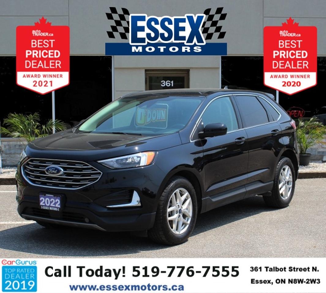 Used 2022 Ford Edge SEL*AWD*Heated Leather*CarPlay*Rear Cam*Navi for sale in Essex, ON