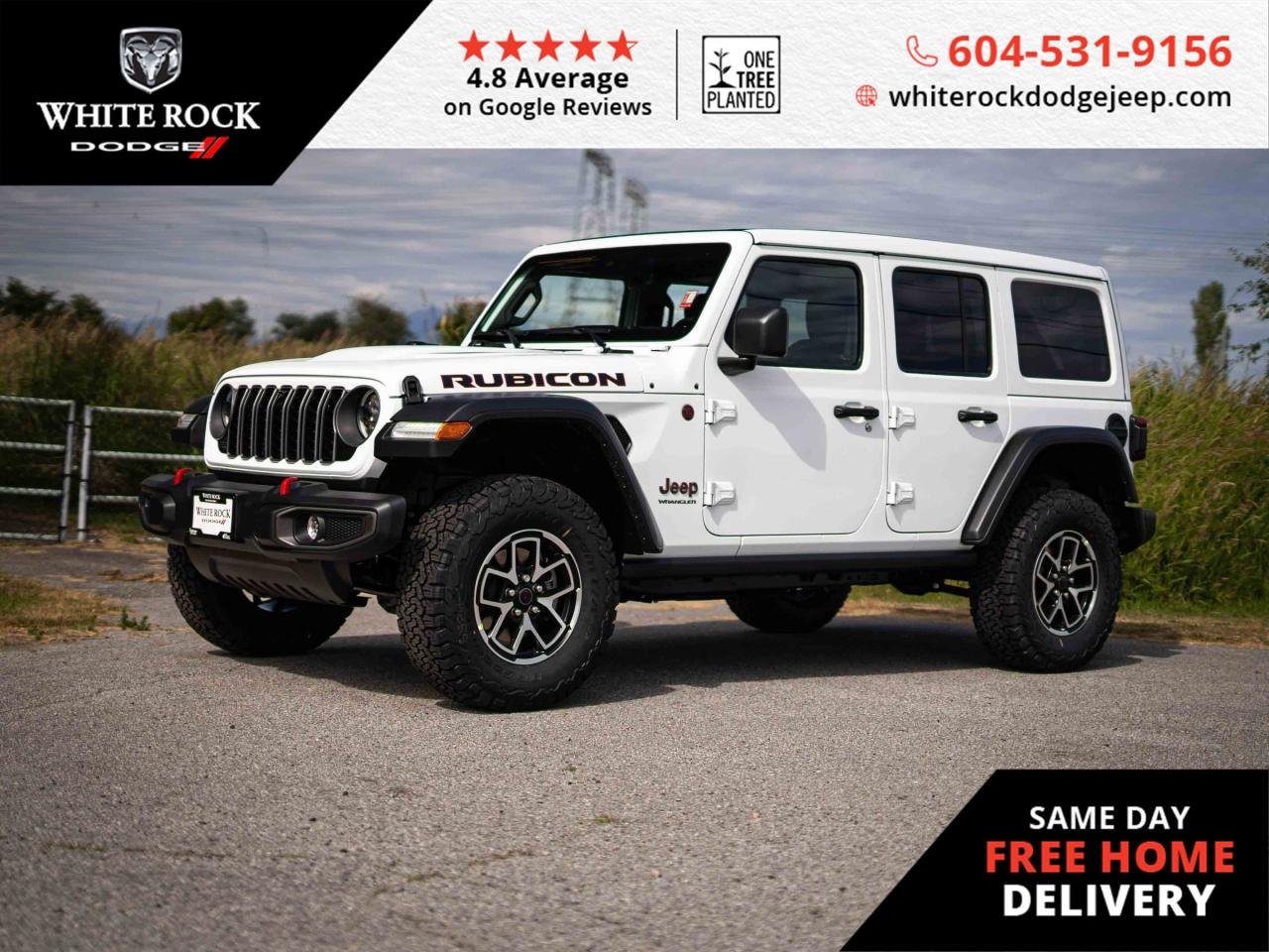 New 2025 Jeep Wrangler RUBICON for sale in Surrey, BC
