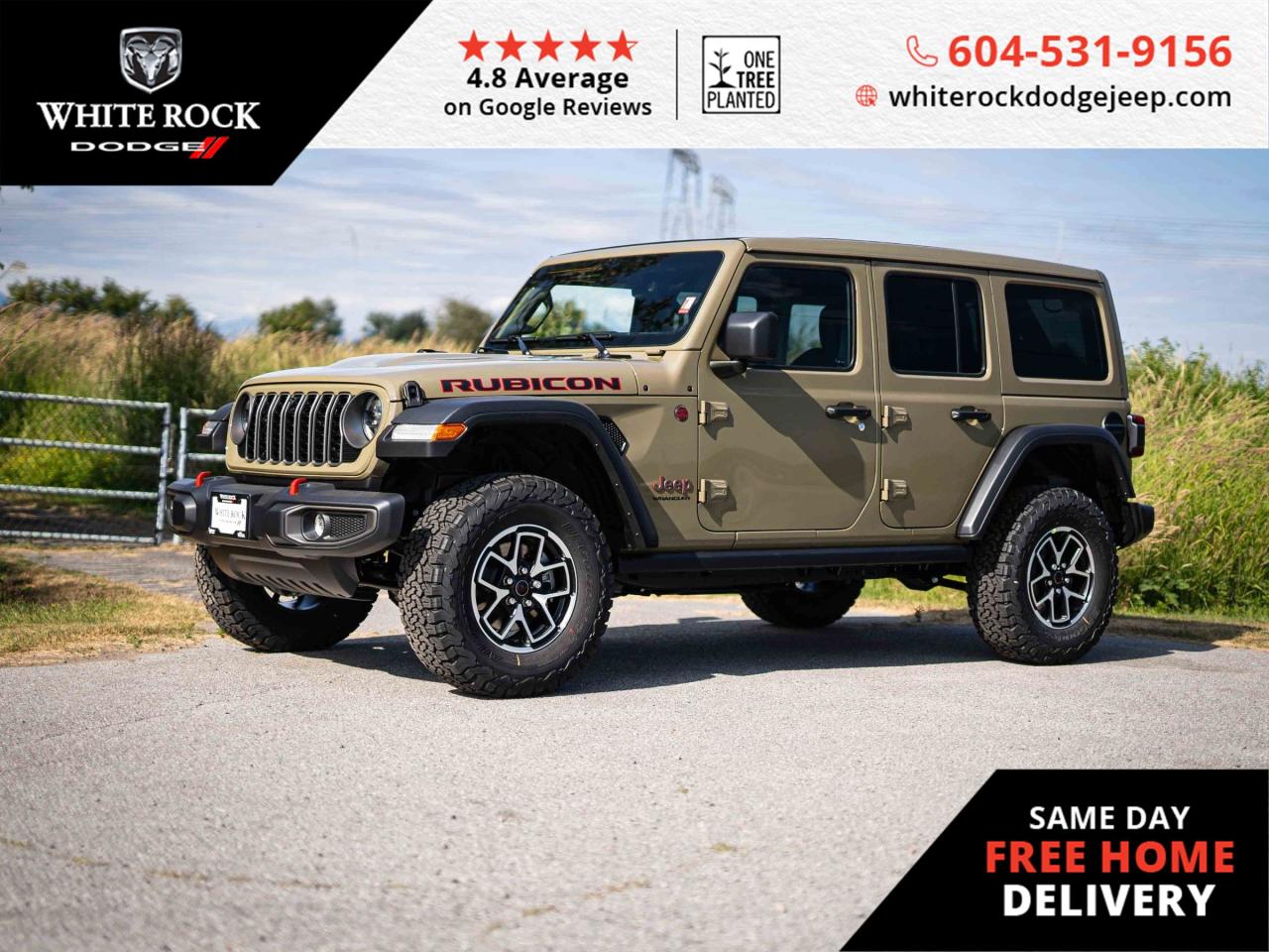New 2025 Jeep Wrangler RUBICON for sale in Surrey, BC