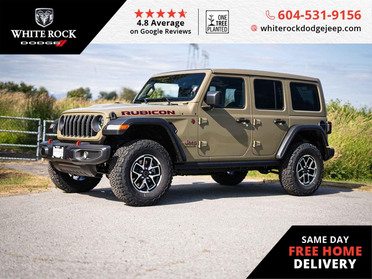 New 2025 Jeep Wrangler RUBICON for sale in Surrey, BC