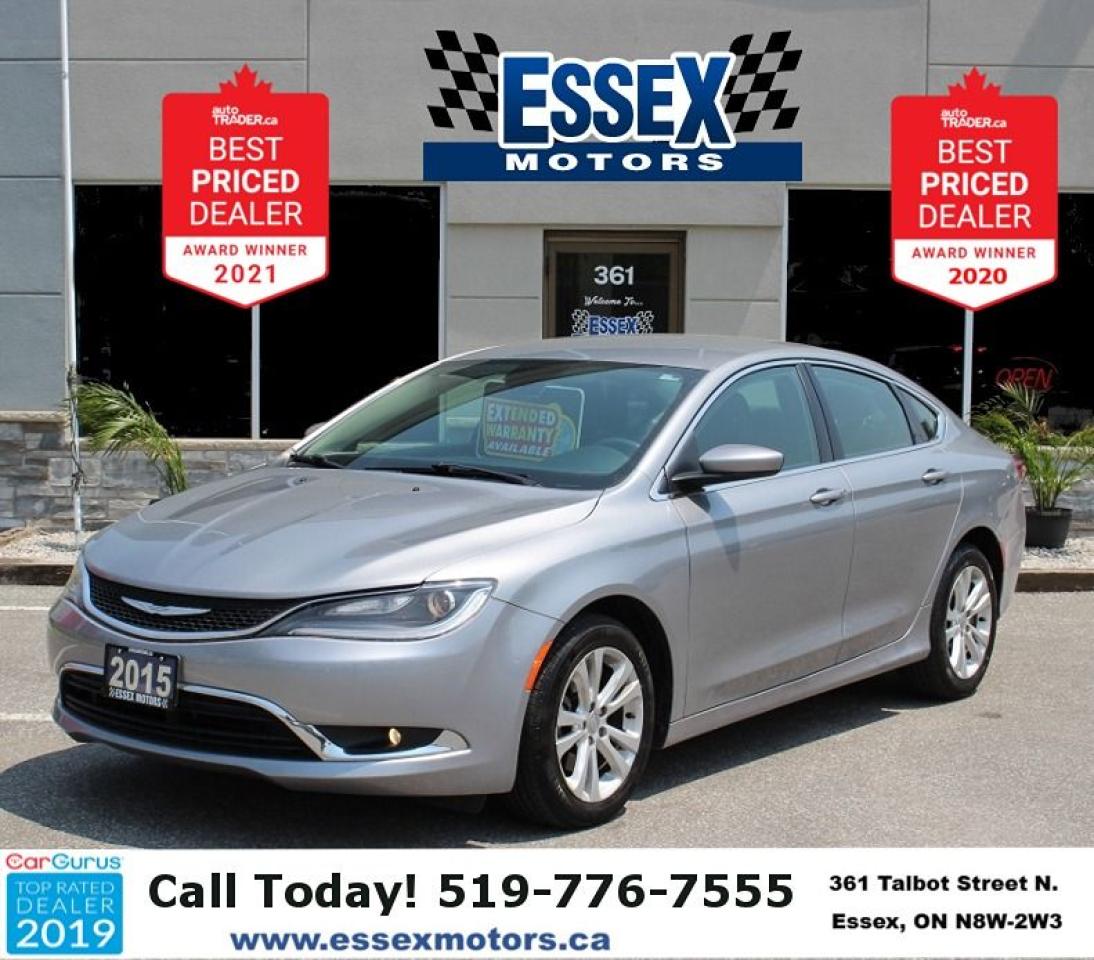 Used 2015 Chrysler 200 Limited*Low Ks*Heated Seats*Bluetooth* Rear Cam for sale in Essex, ON