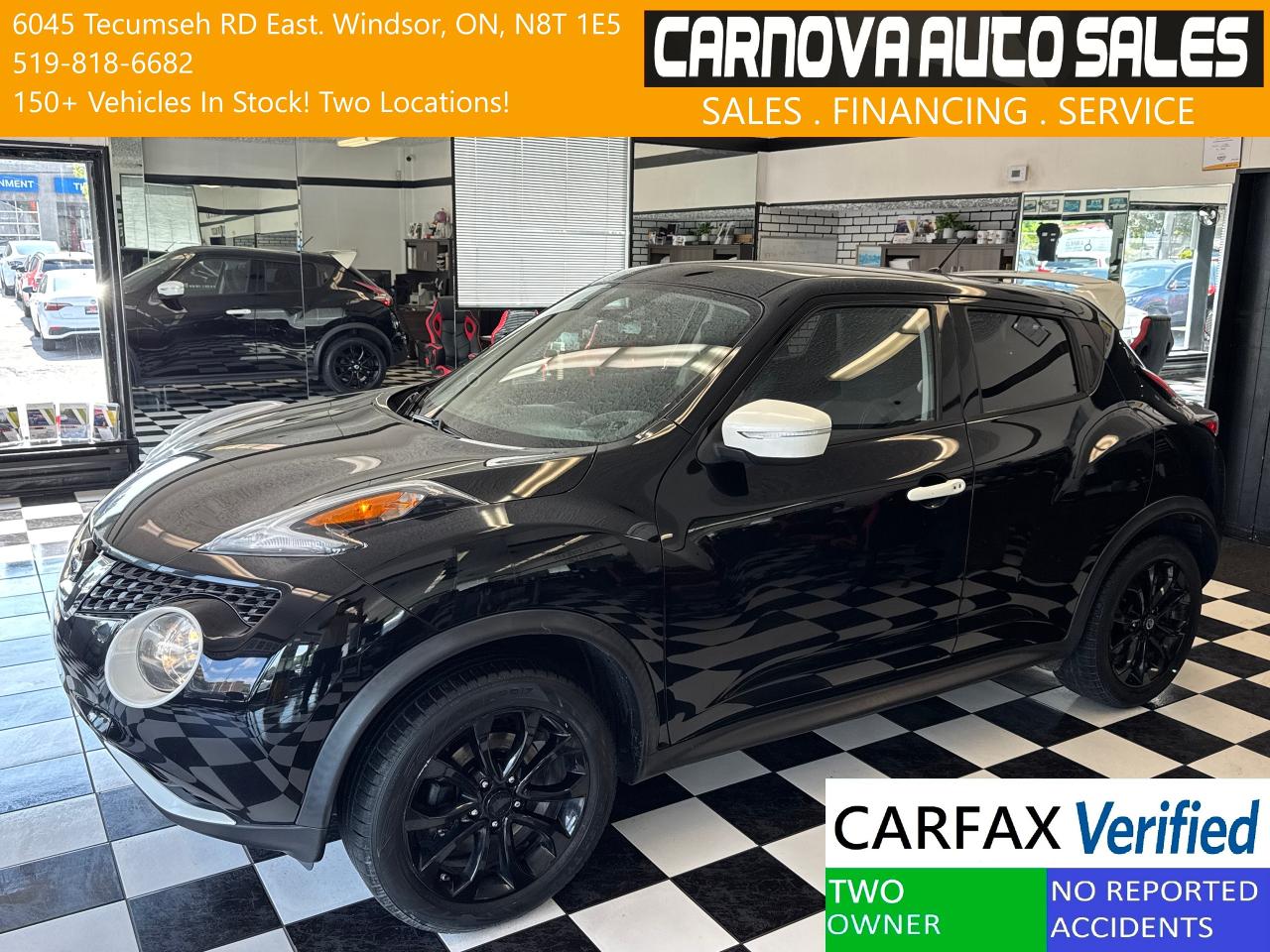 2017 Nissan Juke SV Black Pearl Edition AWD+Camera+CLEAN CARFAX Photo0