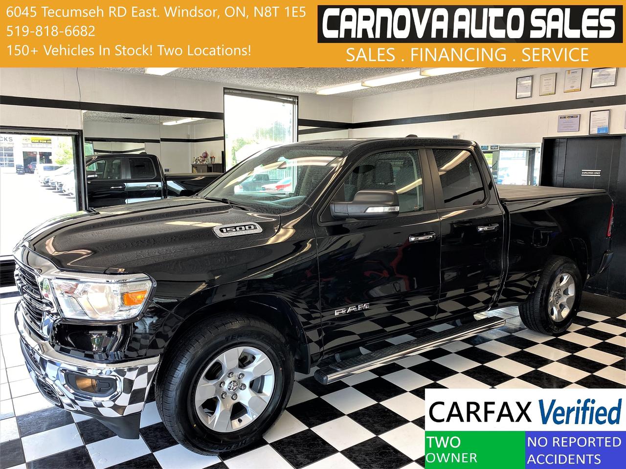 2020 RAM 1500 Big Horn 4x4 Quad Cab 6'4" Box+CLEAN CARFAX Photo