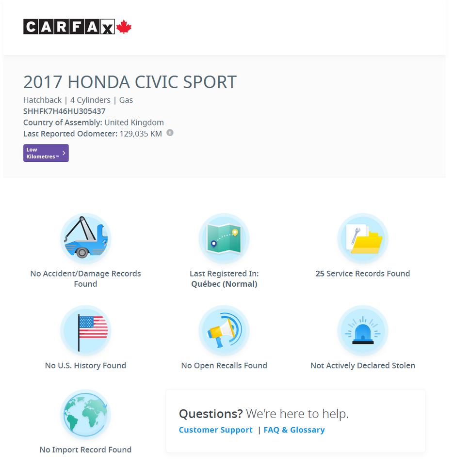 2017 Honda Civic Sport Honda Sensing+New Tires+Brakes+CLEAN CARFAX Photo