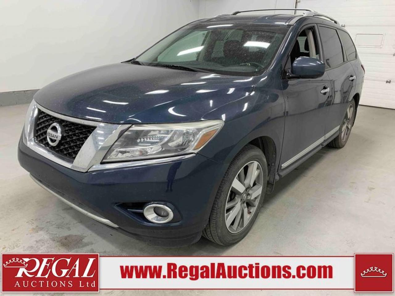 Used 2014 Nissan Pathfinder Platinum for sale in Calgary, AB