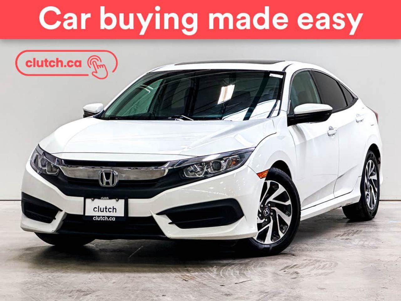 Used 2016 Honda Civic EX w/ Apple CarPlay, Heated Front Seats, Rearview Cam for sale in Toronto, ON