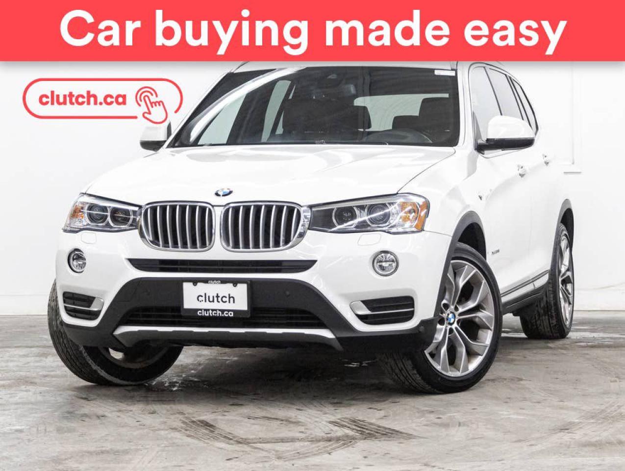Used 2017 BMW X3 xDrive28i AWD w/Heated Front Seats, Bluetooth, Rearview Cam for sale in Toronto, ON