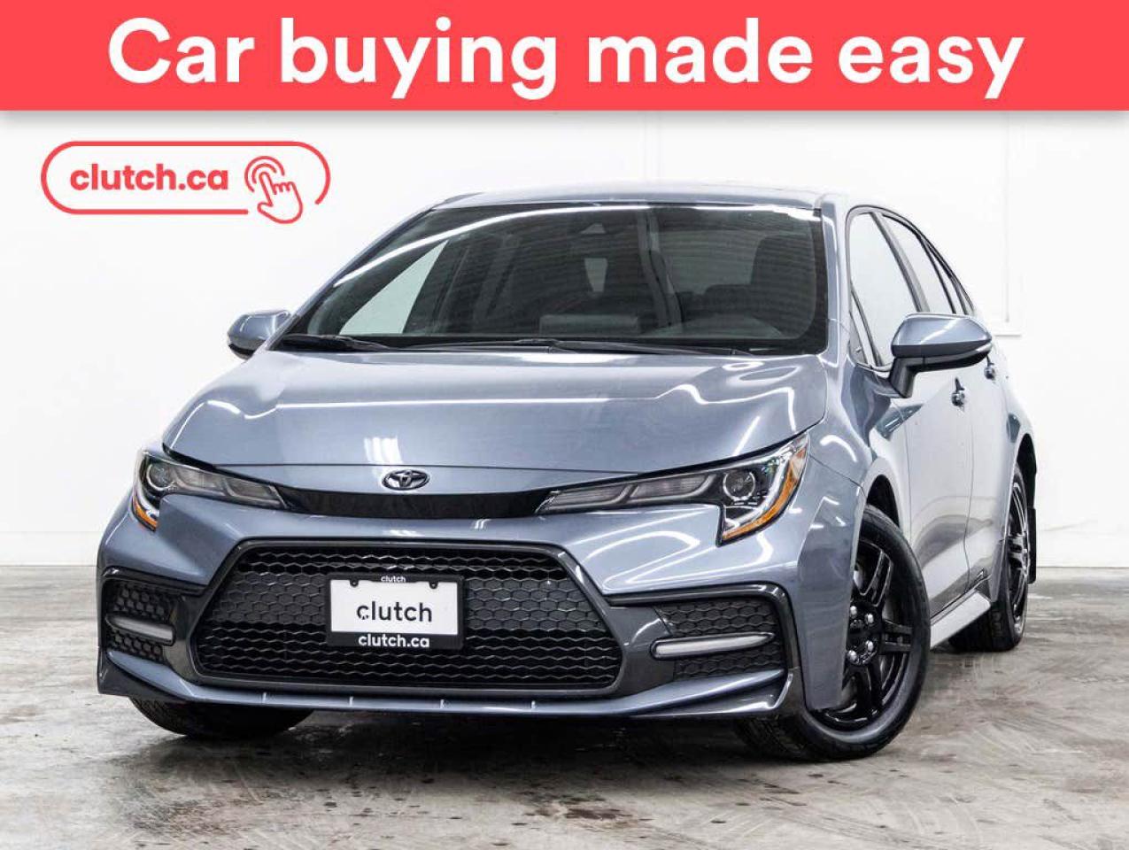 Used 2022 Toyota Corolla SE w/Apple CarPlay & Android Auto, Heated Front Seats, Backup Cam for sale in Toronto, ON