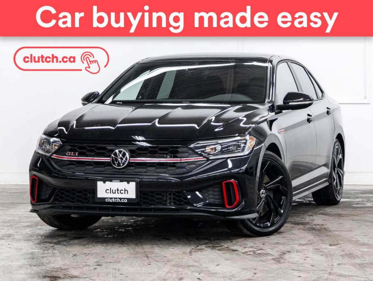 Used 2023 Volkswagen Jetta GLI Base w/Apple CarPlay & Android Auto, Heated Front Seats, Backup Cam for sale in Toronto, ON