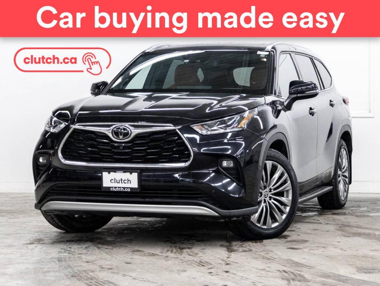 Used 2021 Toyota Highlander Platinum AWD w/ Apple CarPlay & Android Auto, Panoramic Moonroof, 360 Cam for sale in Toronto, ON