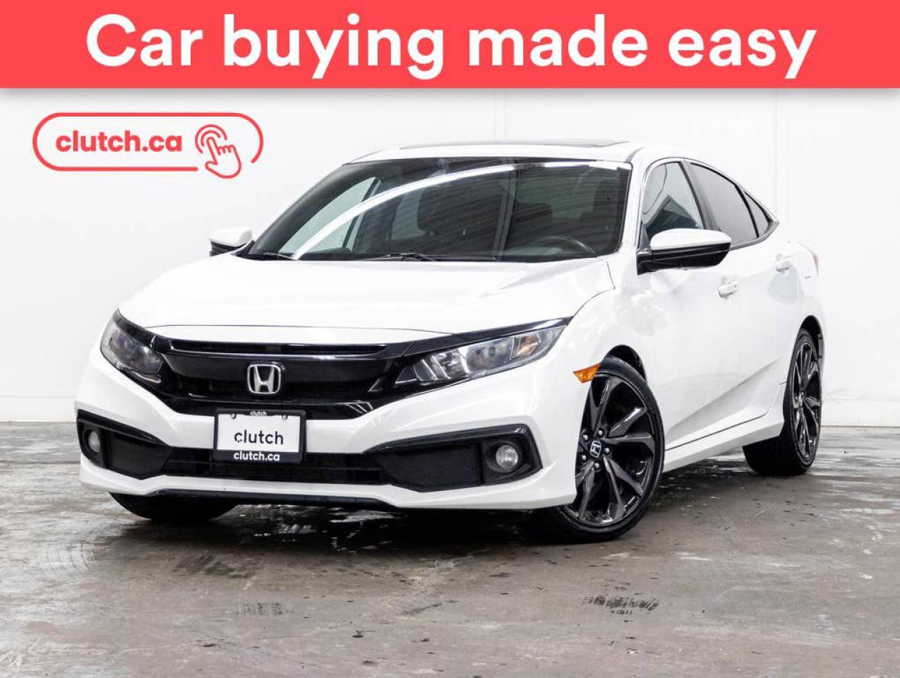 Used 2021 Honda Civic Sport w/Apple Carplay & Android Auto, Heated Front Seats, Backup Cam for sale in Toronto, ON