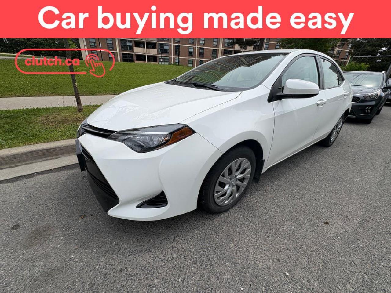 Used 2017 Toyota Corolla LE w/ Front Heated Seats, Rearview Cam, Climate Control for sale in Toronto, ON