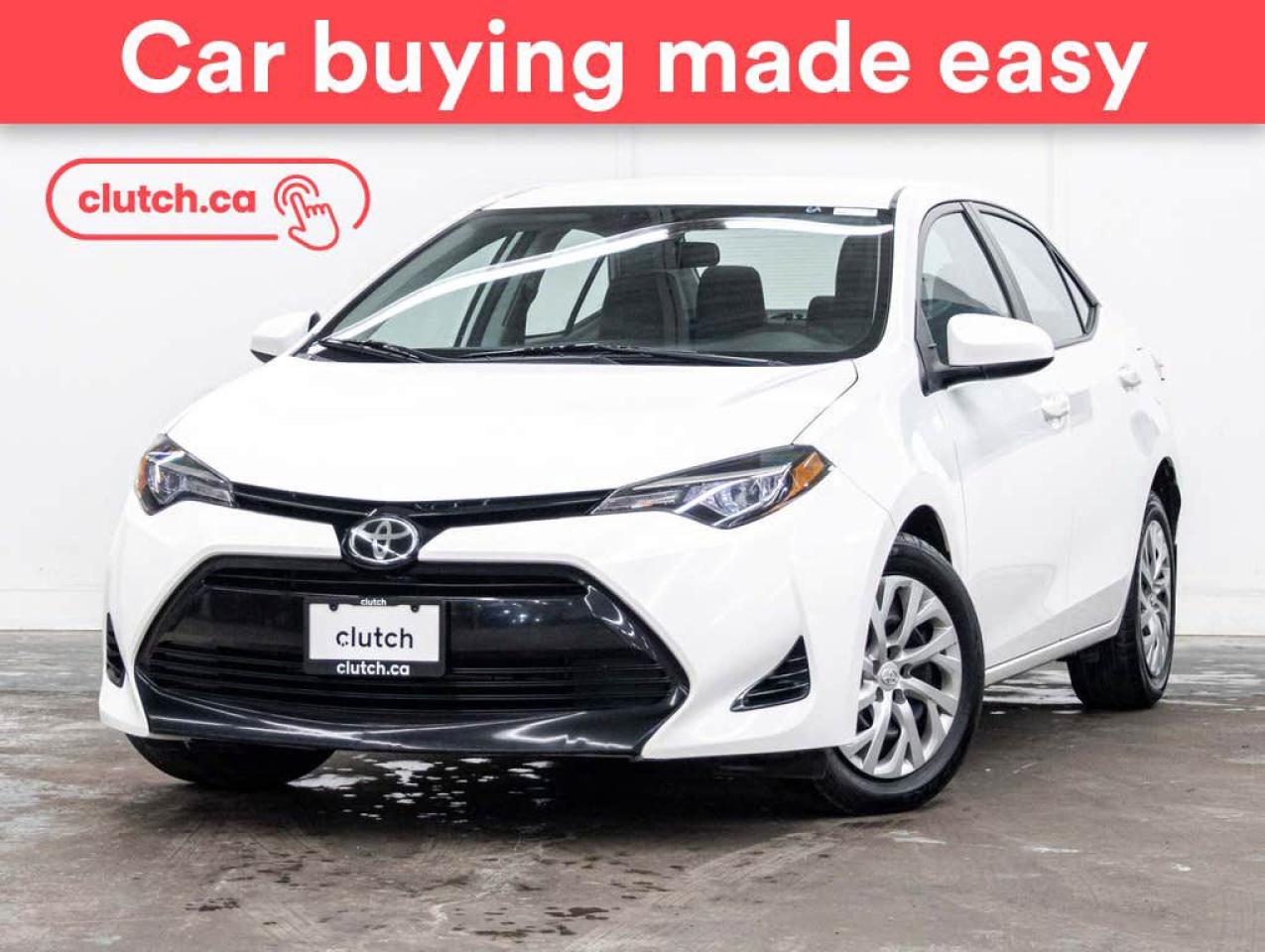 Used 2017 Toyota Corolla LE w/ Front Heated Seats, Rearview Cam, Climate Control for sale in Toronto, ON
