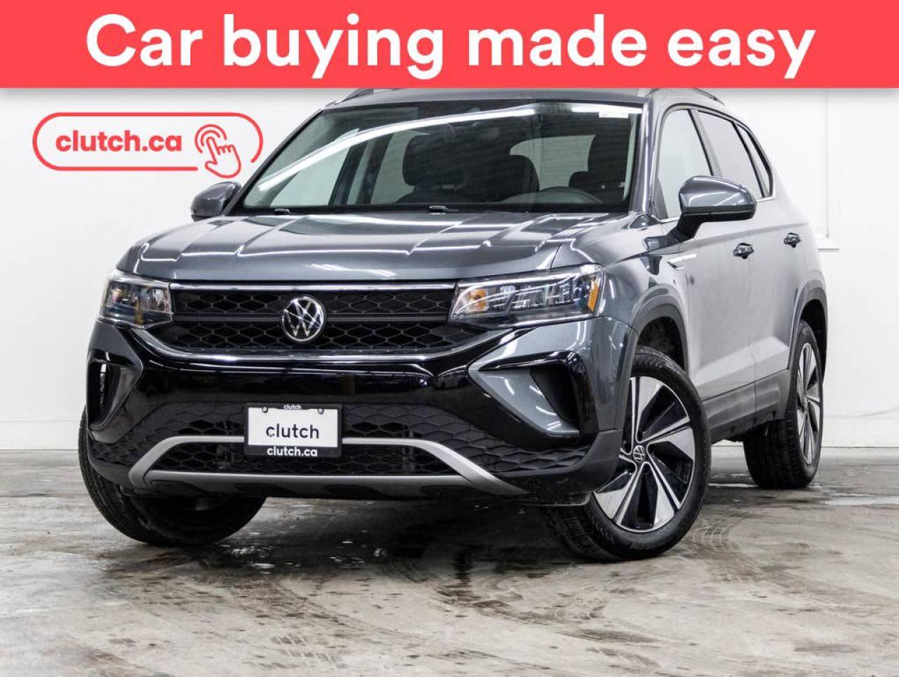 Used 2024 Volkswagen Taos Comfortline AWD w/ Apple CarPlay & Android Auto, Panoramic Moonroof, Wireless Charging for sale in Toronto, ON