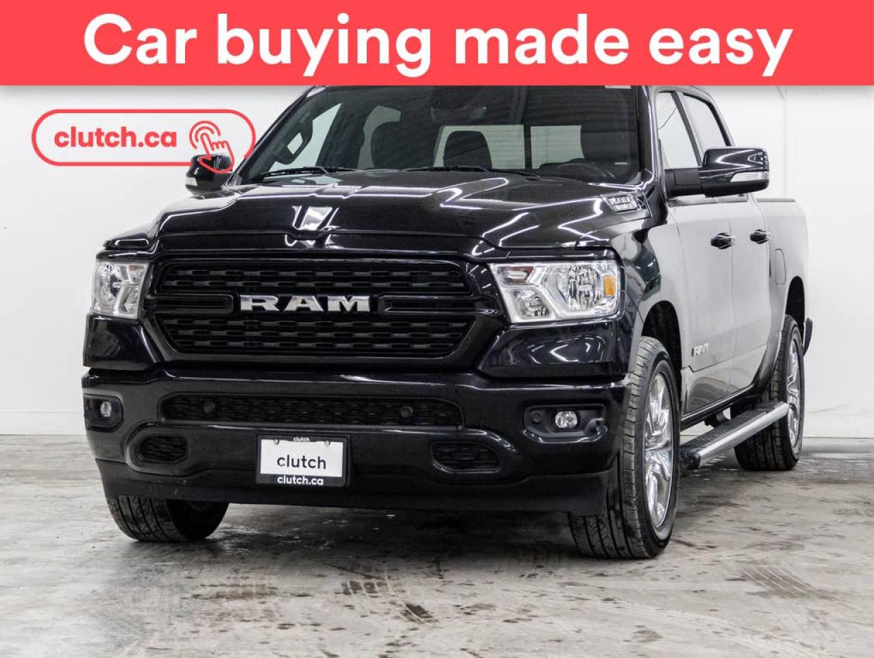 Used 2022 RAM 1500 Big Horn Crew Cab 4x4 w/Apple CarPlay & Android Auto, Heated Front Seats, Backup Cam for sale in Toronto, ON