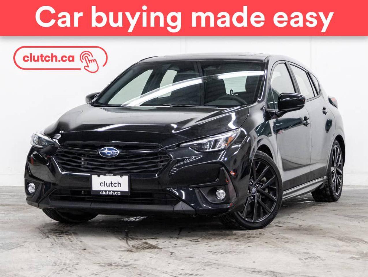 Used 2024 Subaru Impreza RS AWD w/ Apple CarPlay & Android Auto, Power Moonroof, Wireless Charging for sale in Toronto, ON