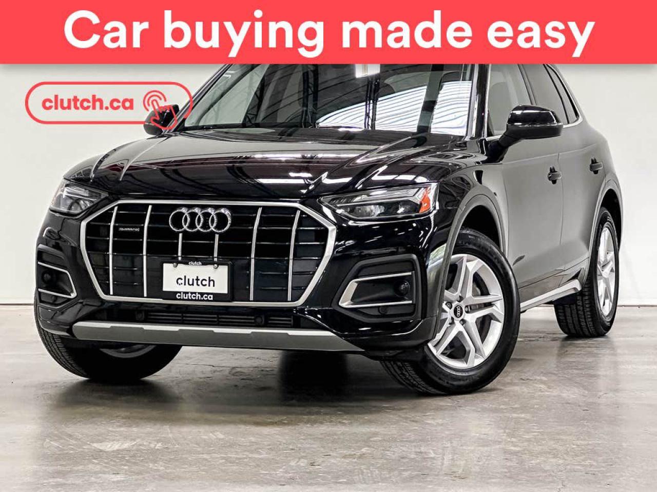 Used 2021 Audi Q5 Komfort AWD w/ Apple CarPlay, Heated Front Seats, Rearview Cam for sale in Toronto, ON