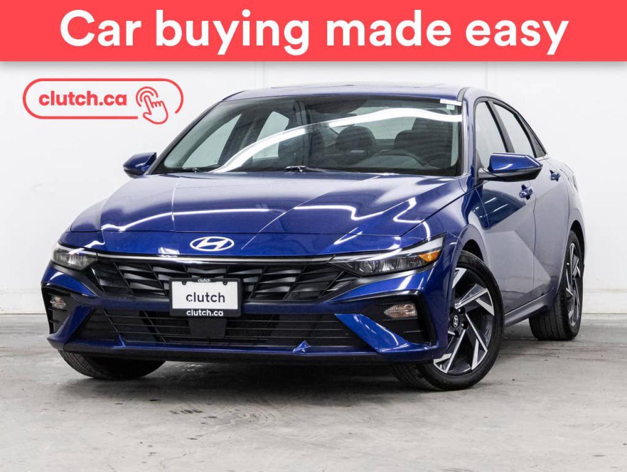 Used 2024 Hyundai Elantra Luxury IVT w/ Apple CarPlay & Android Auto, Rearview Cam, Nav for sale in Toronto, ON