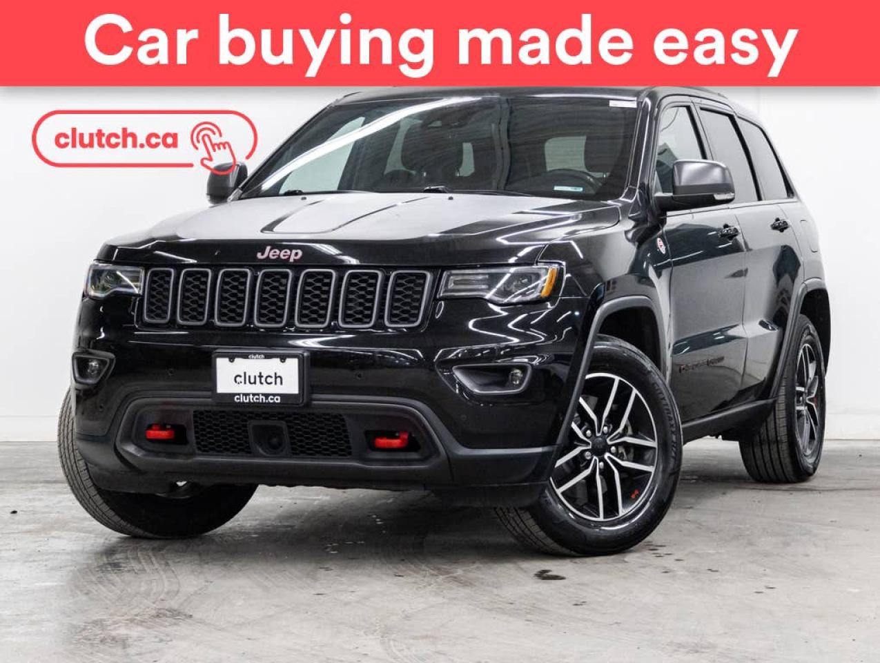 Used 2021 Jeep Grand Cherokee Trailhawk 4x4 w/ Apple CarPlay & Android Auto, Nav, Panoramic Moonroof for sale in Toronto, ON