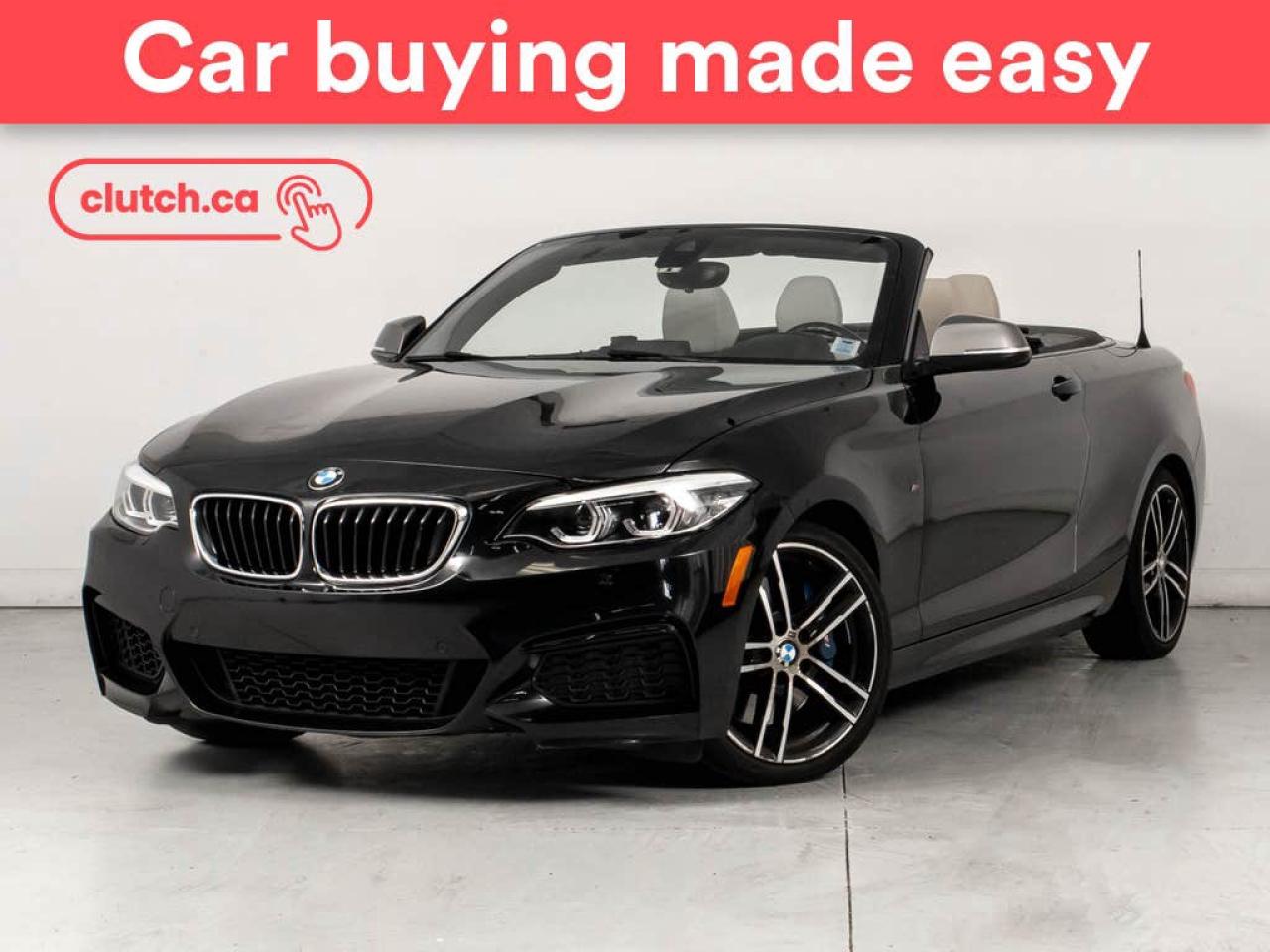 Used 2018 BMW M240i xDrive w/ Navigation, Leather Seats, Backup Cam for sale in Bedford, NS