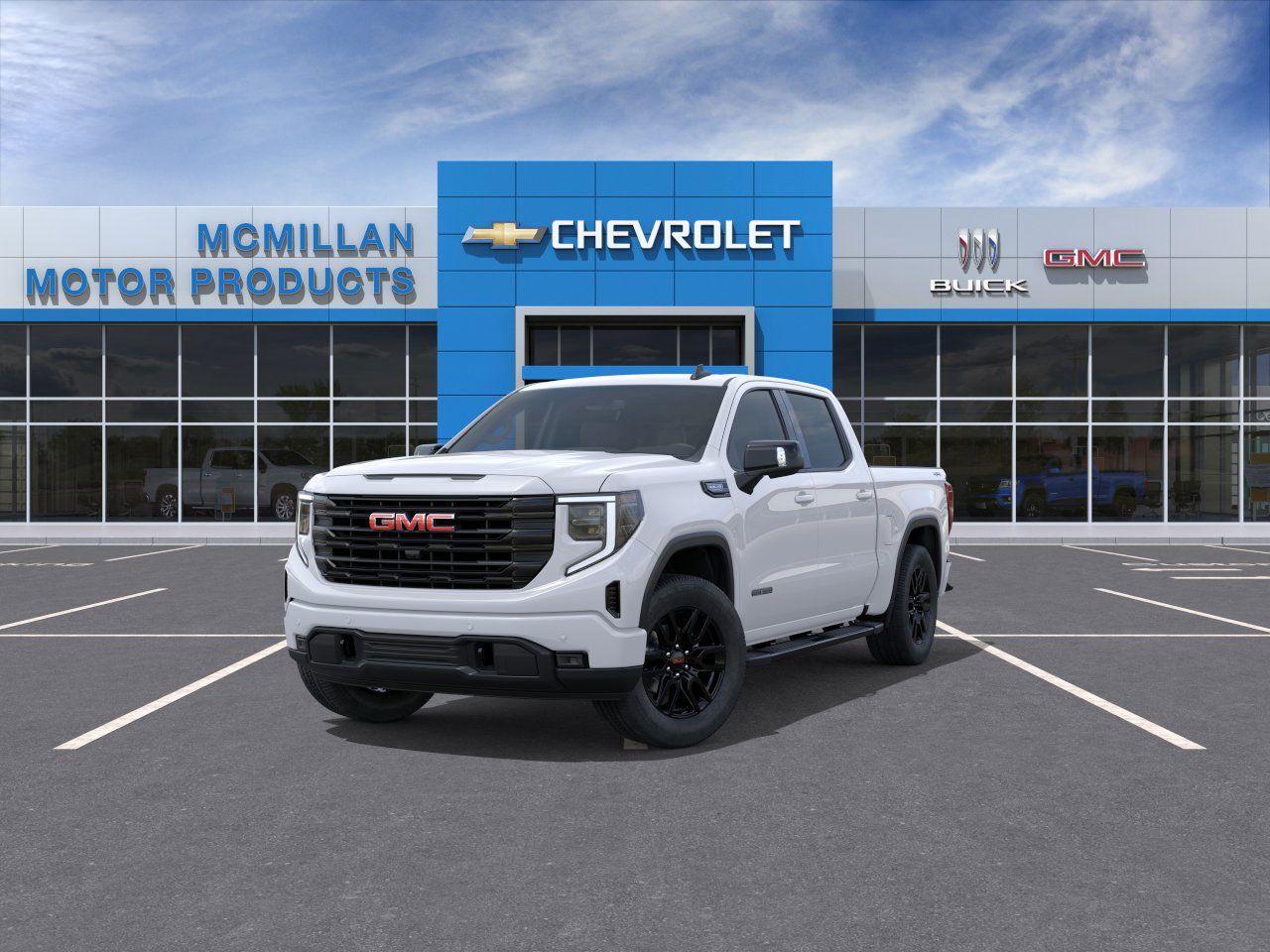 New 2025 GMC Sierra 1500 4WD Crew Cab 147  Elevation for sale in Kipling, SK