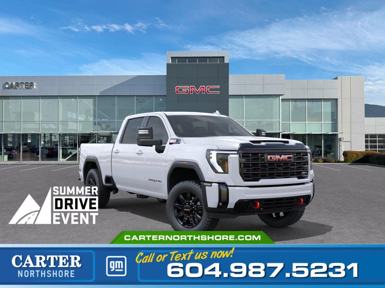 New 2025 GMC Sierra 3500 HD AT4 4WD | Alum Wheels/Heated Vented Seats/HD Cam for sale in North Vancouver, BC