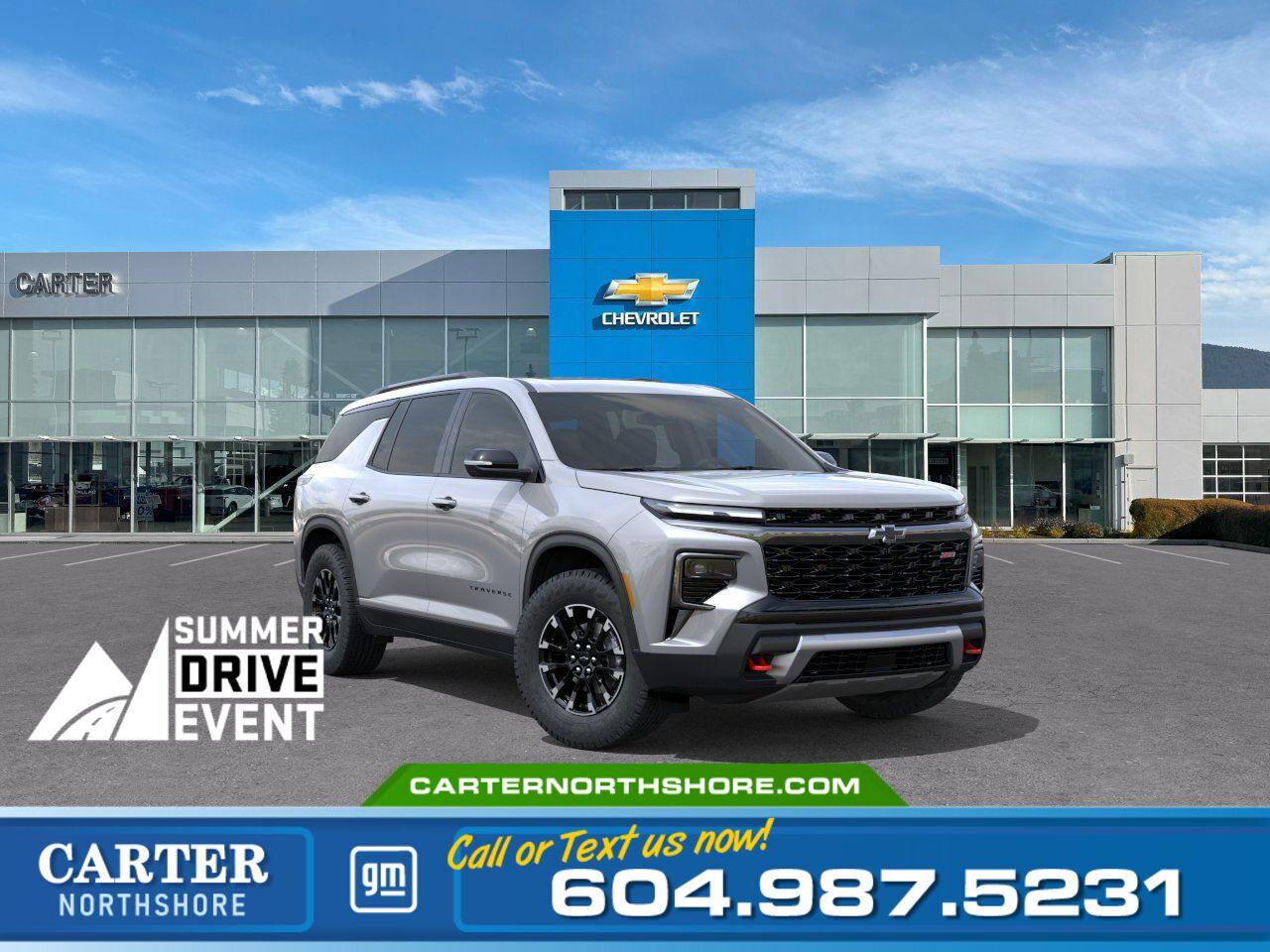 New 2025 Chevrolet Traverse Z71 AWD | Alum Blk Wheels/Adpt Cruise/Pwr Liftgate for sale in North Vancouver, BC
