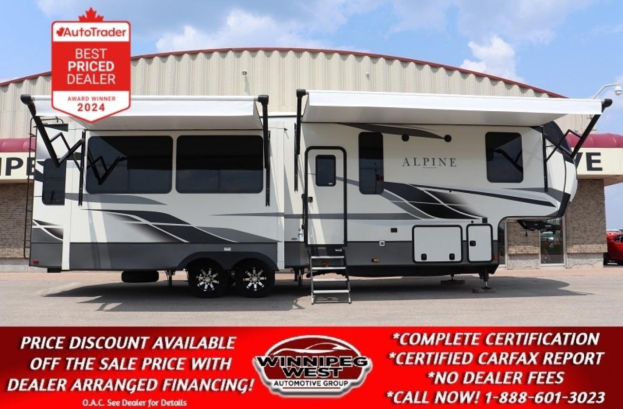 Used 2021 Keystone RV Alpine 3220RL 37FT 3 SLIDE LUXURY RV, LOADED & AS NEW! for sale in Headingley, MB