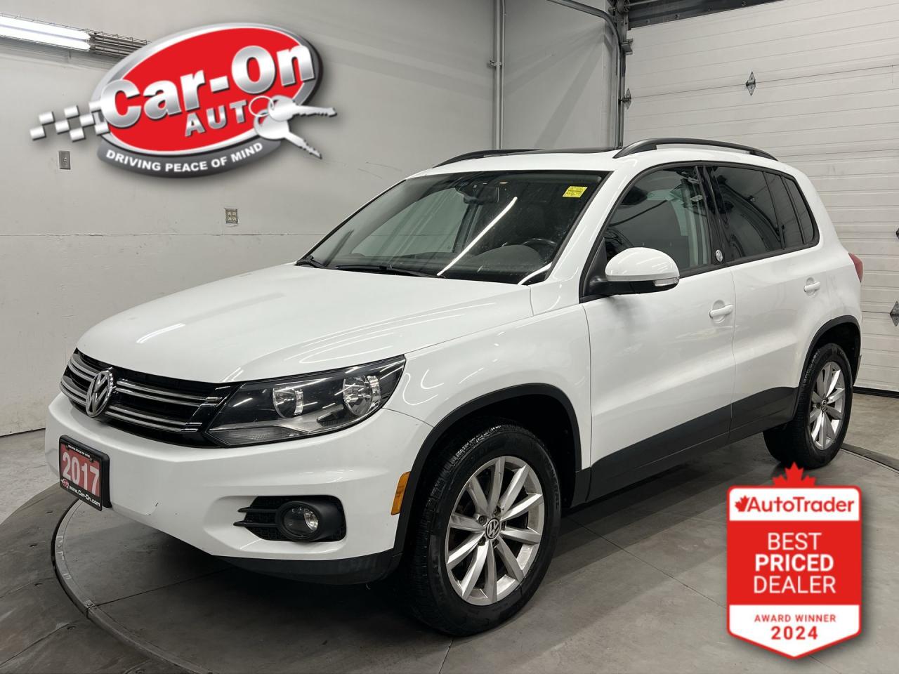 Used 2017 Volkswagen Tiguan WOLFSBURG AWD| HTD LEATHER| PANO ROOF| CARPLAY for sale in Ottawa, ON