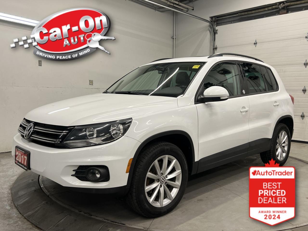 Used 2017 Volkswagen Tiguan WOLFSBURG AWD| HTD LEATHER| PANO ROOF| CARPLAY for sale in Ottawa, ON