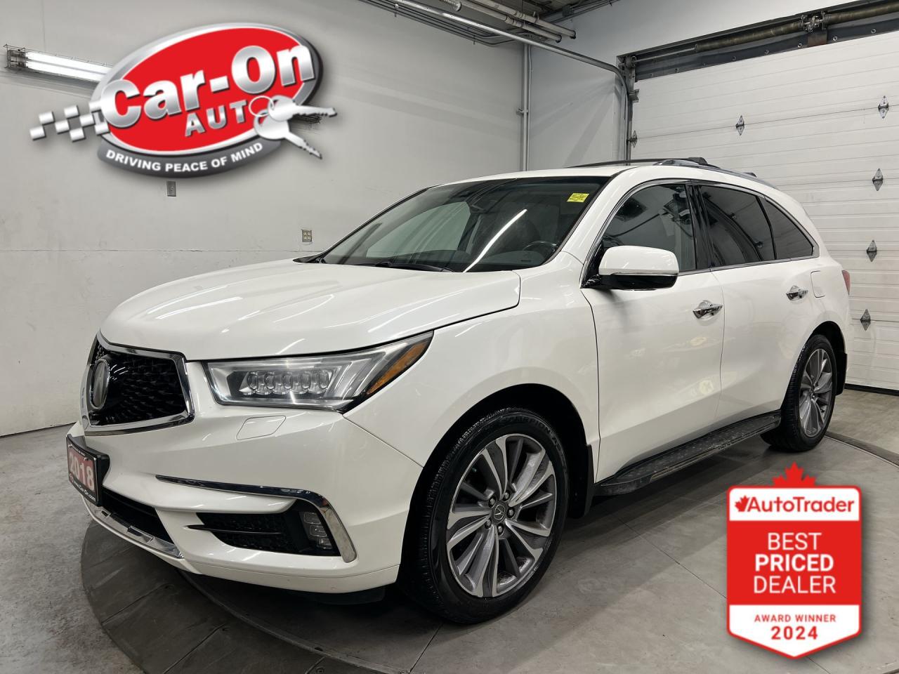 Used 2018 Acura MDX ELITE AWD| 7-PASS| LEATHER| SUNROOF| DVD | 360 CAM for sale in Ottawa, ON