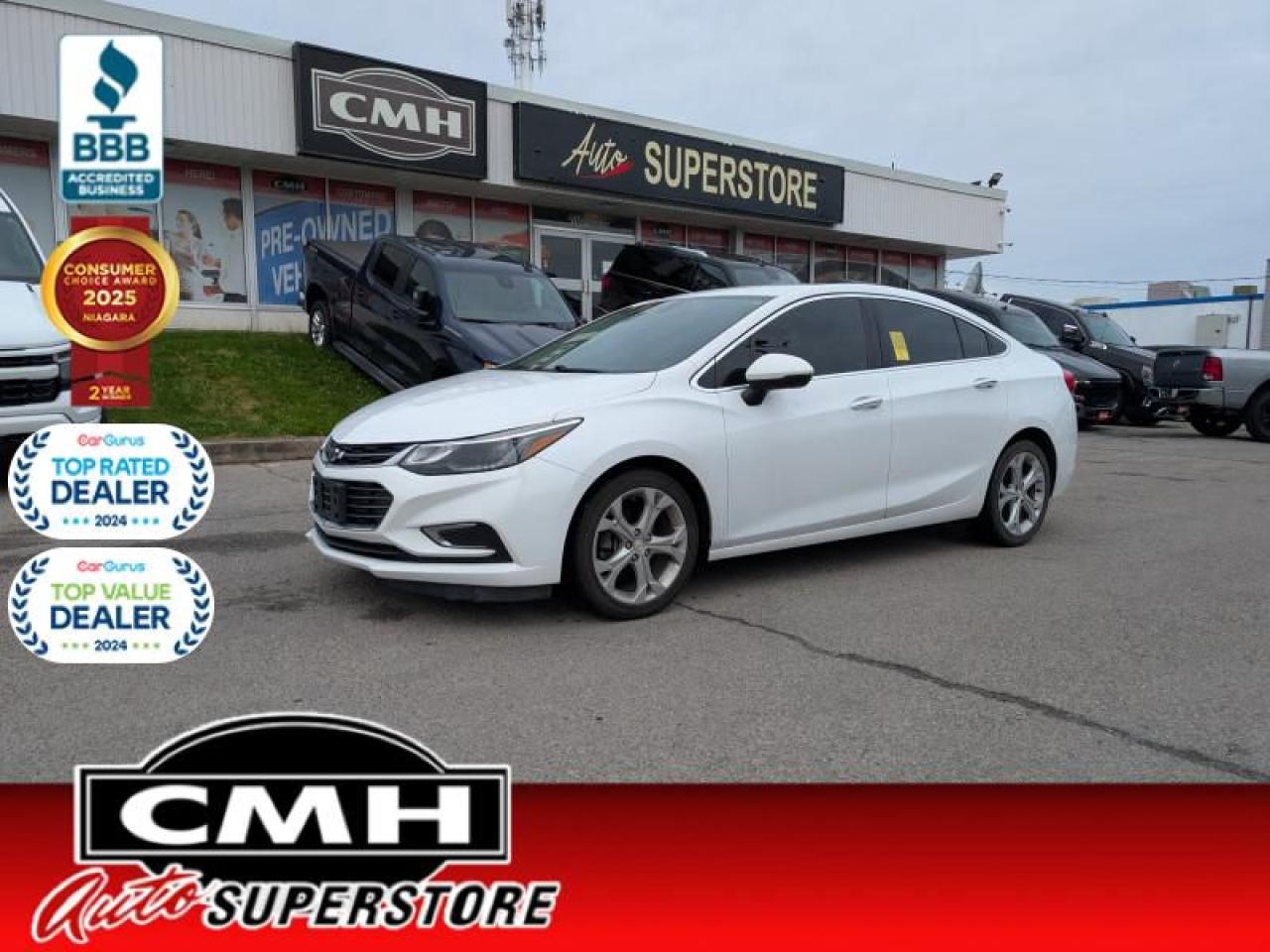 Used 2018 Chevrolet Cruze Premier  **LEATHER - HTD SW** for sale in St. Catharines, ON