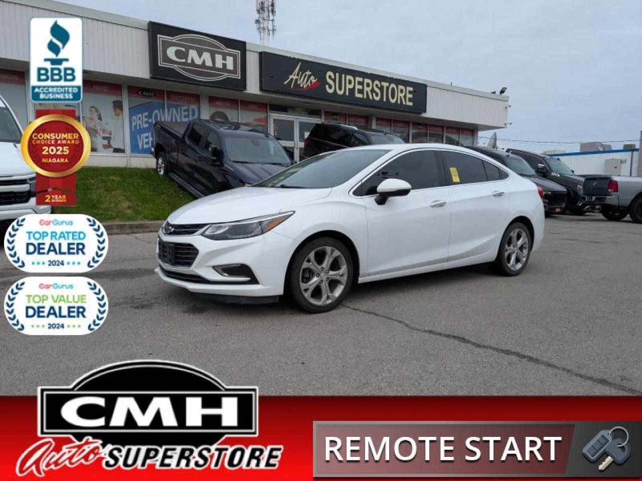 Used 2018 Chevrolet Cruze Premier  **LEATHER - HTD SW** for sale in St. Catharines, ON